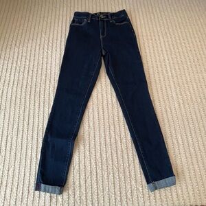 Juniors - Blue Jeans - High Rise Ankle - Capri Pants - Size: 3 / 26 - Stretch
